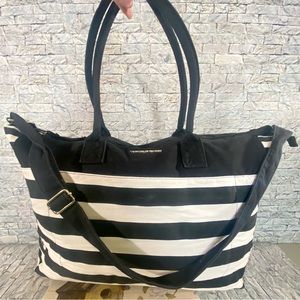Victoria's Secret Weekender Tote Bag Canvas Travel Bag